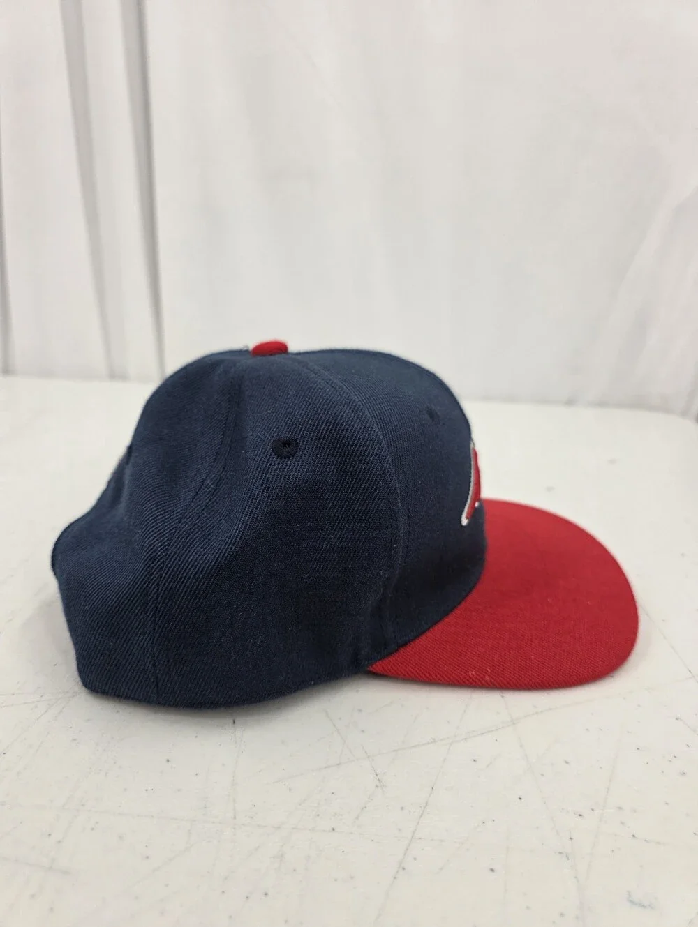New Era 9Fifty NFL New England‎ Patriots SnapBack Blue Red Hat Adjustable EUC.